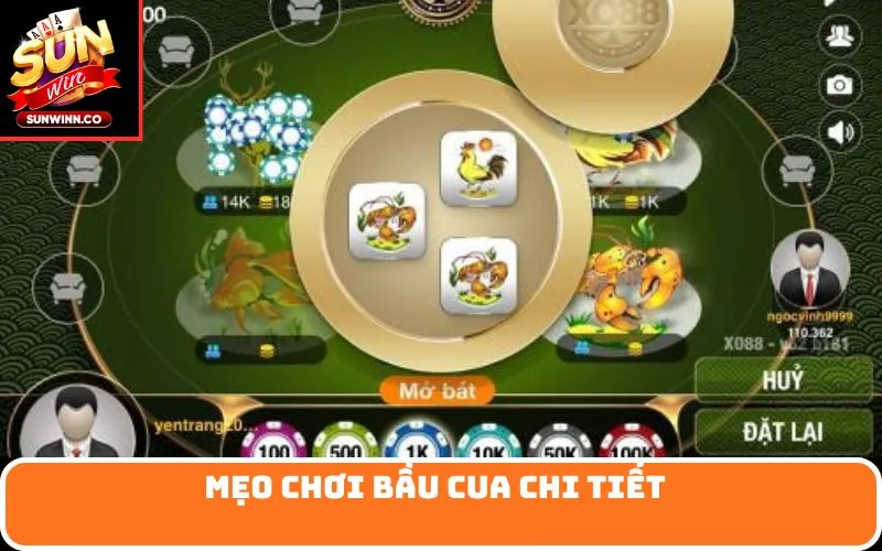 Mẹo chơi Bầu Cua chi tiết