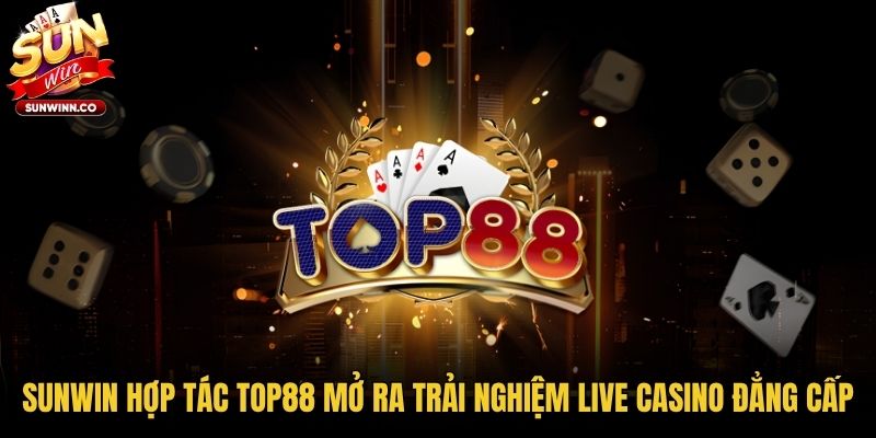 Sunwin Hợp Tác Top88 Mở Ra Trải Nghiệm Live Casino Đẳng Cấp