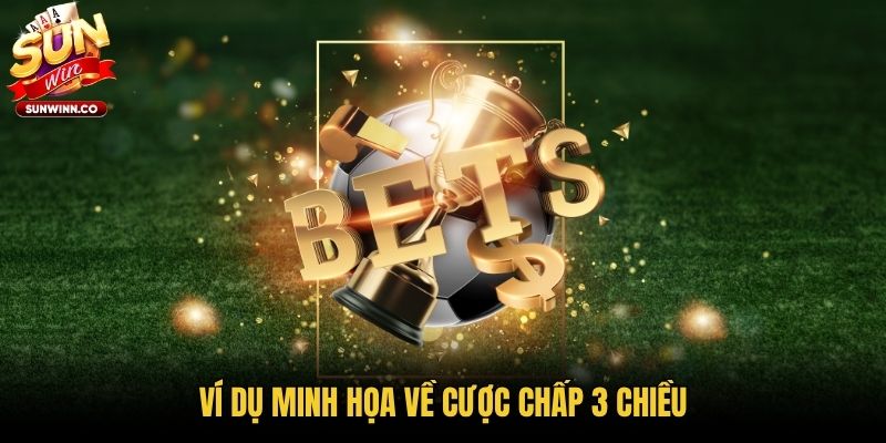 Ví dụ minh họa về cược chấp 3 chiều